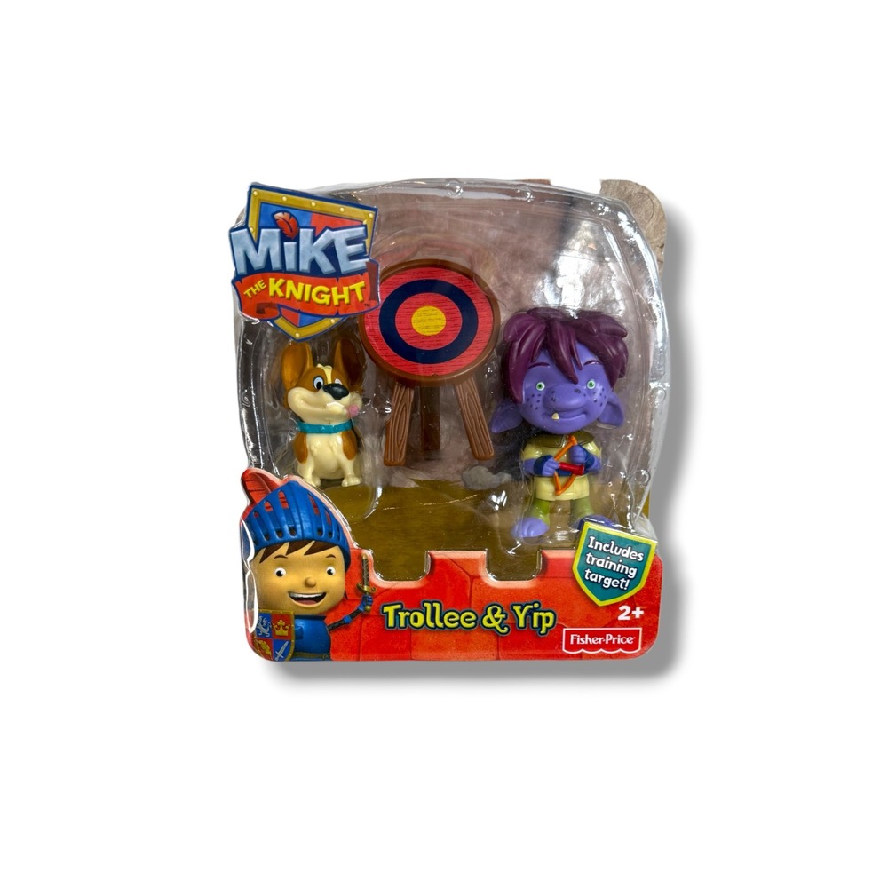 Fisher-Price Mike the Knight Trollee & Yip Action Figure Set Y8359 New